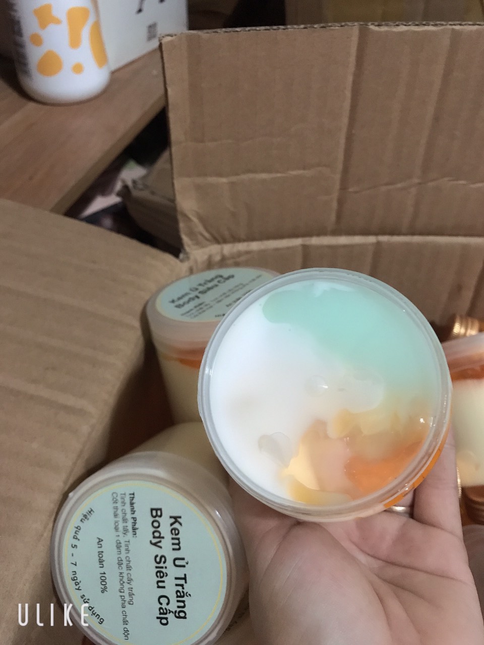 KEM Ủ TRẮNG BODY SIÊU CẤP MIX 3 LOẠI(220GR)