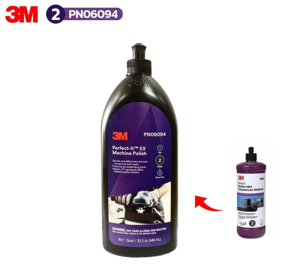 Dung dịch đánh bóng bước 2 3M Machine Polish 06094 946ml