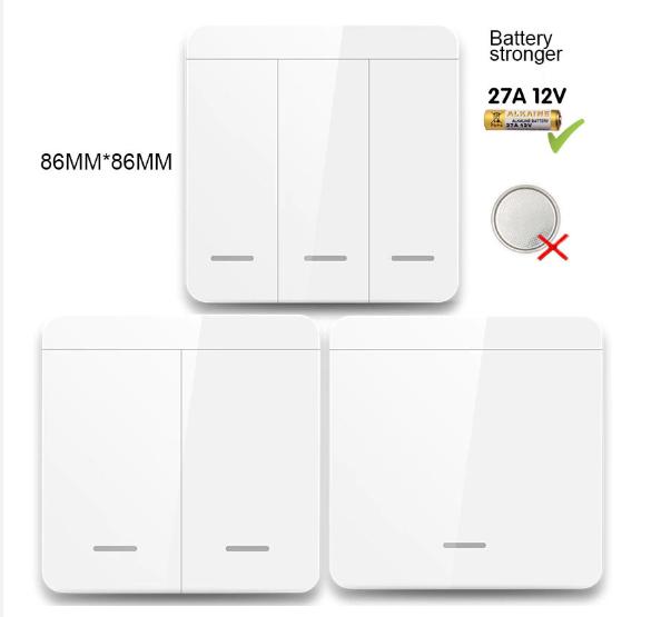 Remote phát sóng RF gắn tường 2 nút nhấn