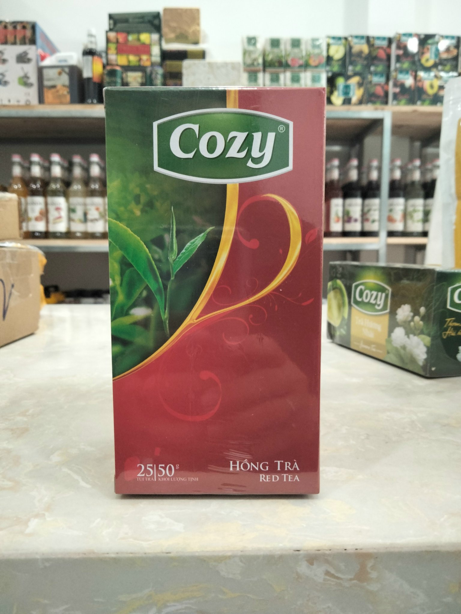 TRÀ COZY HỒNG TRÀ TÚI LỌC 50G