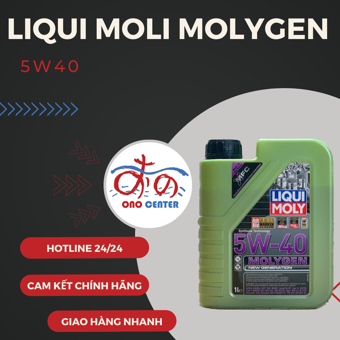 Liqui Moly Molygen 5W40 (1L/CHIẾT LẺ 800ML, 1L1, 1L2, 1L3, 1L4)