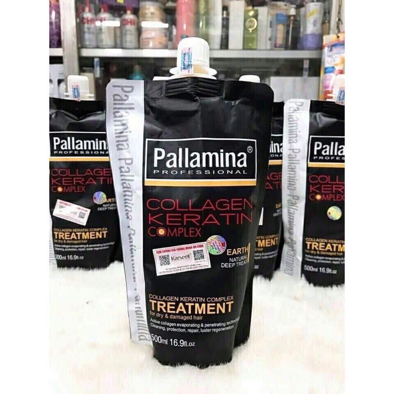 Kem hấp tóc collagen keratin pallamina 500ml
