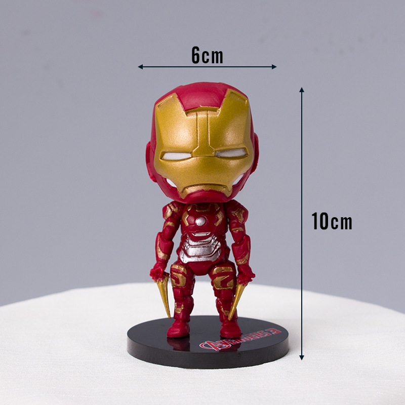 Mô Hình 06 Nhân Vật Siêu Anh Hùng ( Mẫu 01 )