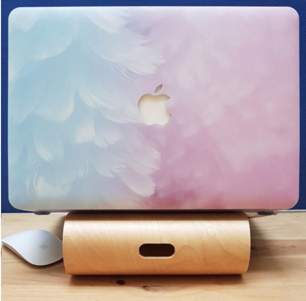 Case ,Ốp Macbook In Hình Lông Vũ ( Tặng Nút Chống Bụi )
