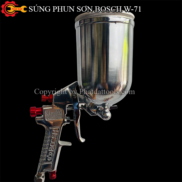 Súng Phun Sơn BOCSH W-71 Cao Cấp-Hàng chất lượng.