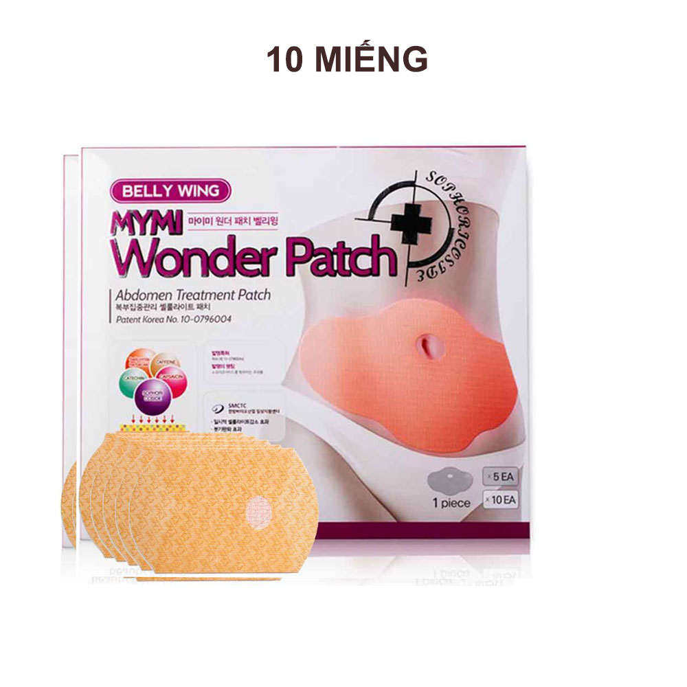 Miếng dán tan mỡ bụng Hàn Quốc MyMi Wonder Patch (Bộ 5 miếng)
