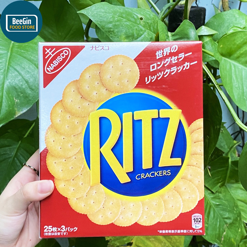Bánh quy ritz crackers mặn hộp 247.5g b124 - beegin food