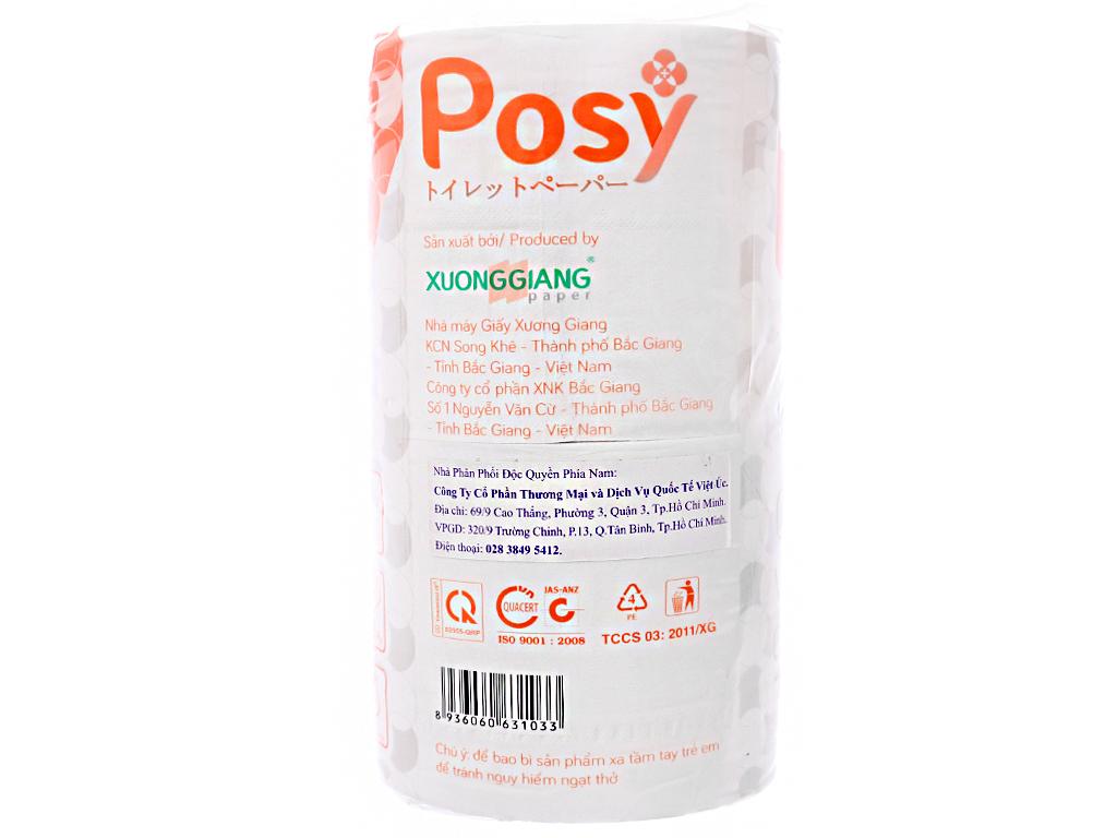 Giấy vệ sinh Posy Premium 3 lớp 6 cuộn/túi