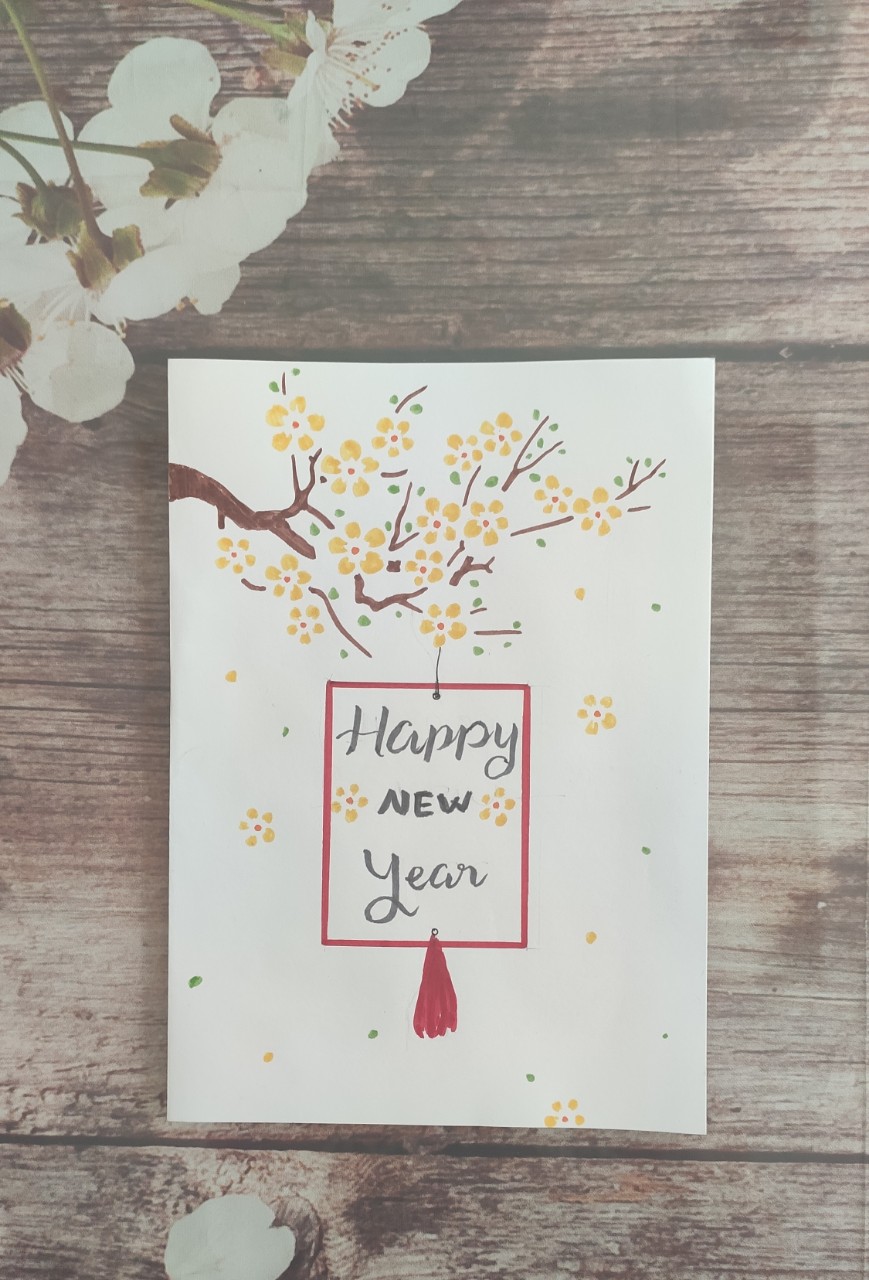 Thiệp Tết handmade sáng tạo