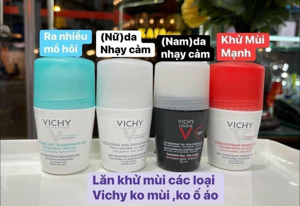 Lăn nách khử mùi VICHY 50ml Pháp