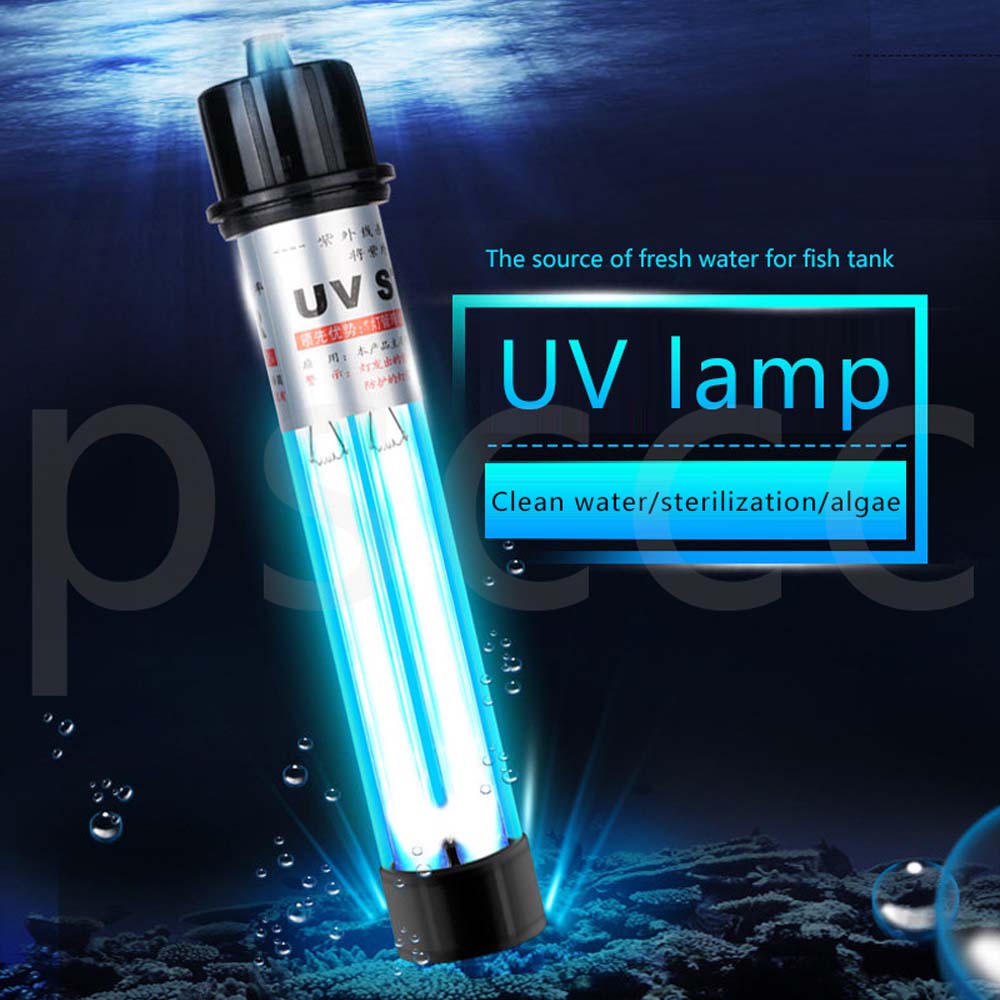 King Sterilization 30W UV lamp high grade aquarium algae germicidal bacteria (white)