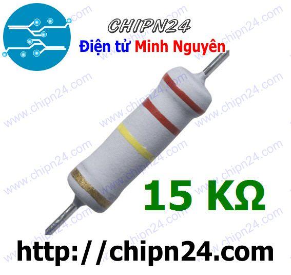 [5 con] (F148) Điện Trở 15K 2W