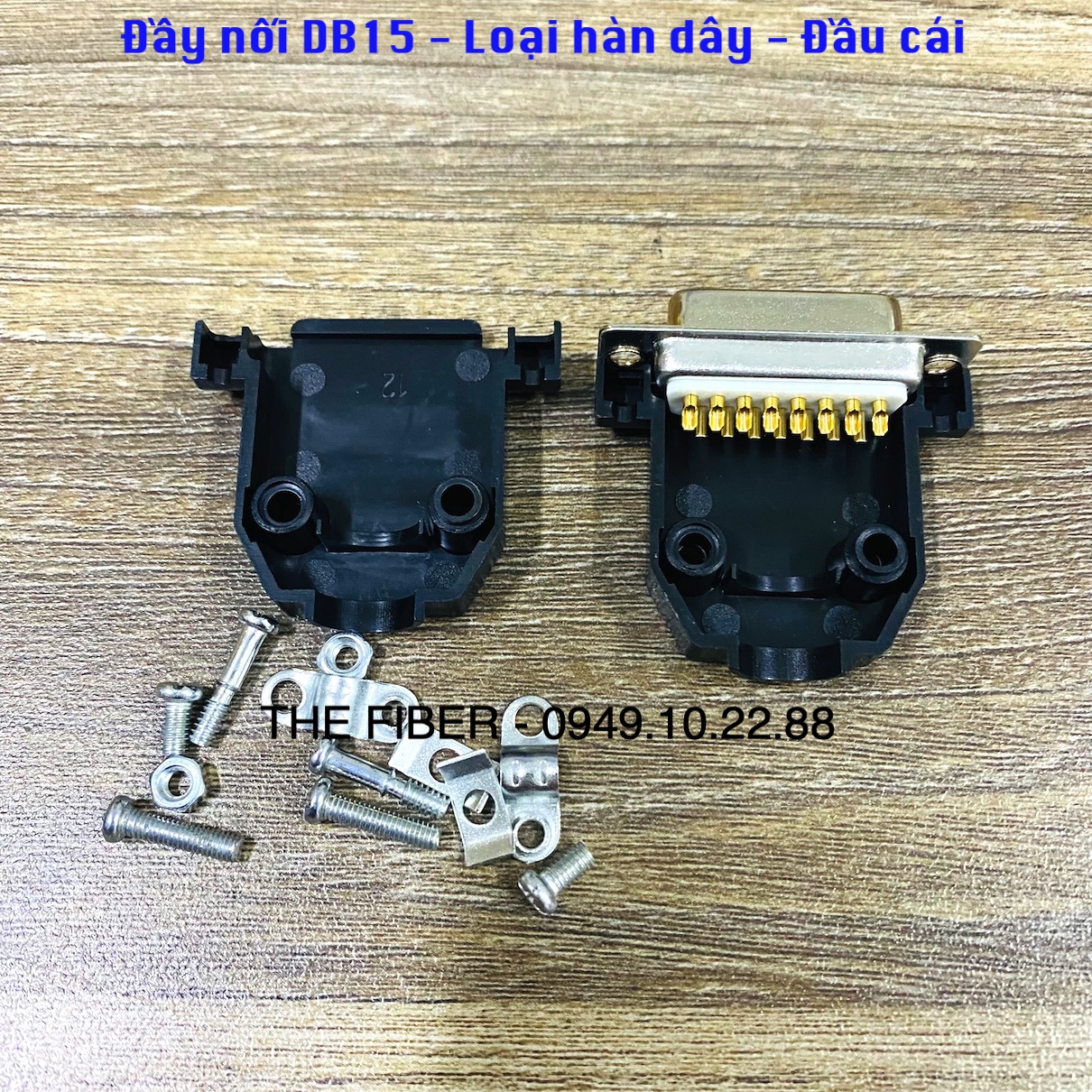 Đầu nối DB15 - Loại hàn dây - Đực/Cái