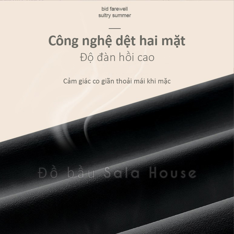 Quần Bầu Legging Lửng Mùa Hè Mỏng Nhẹ - Siêu Co Giãn