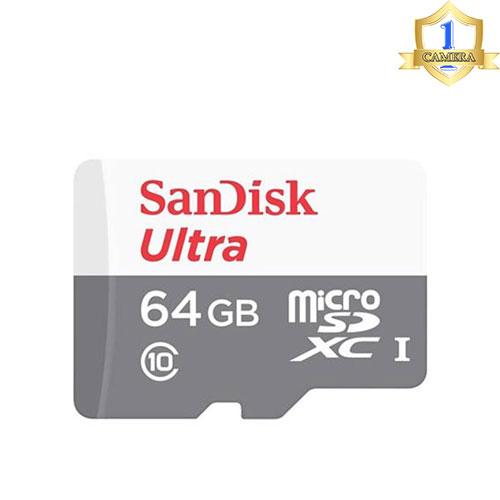 [HCM]Thẻ nhớ Micro SD SanDisk Ultra 64GB Class 10 (new 2021)