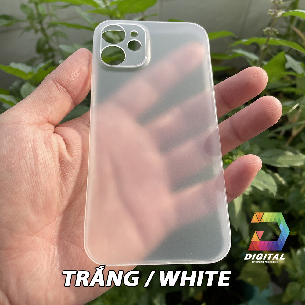 Combo 2 Ốp Lưng Trong Nhám Unibody iPhone 12 Siêu Mỏng