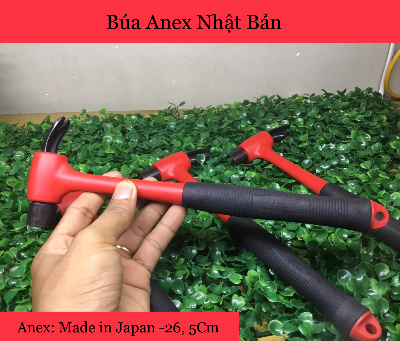 [HCM]Búa Anex Nhật Bãi Cán Dài 265Cm