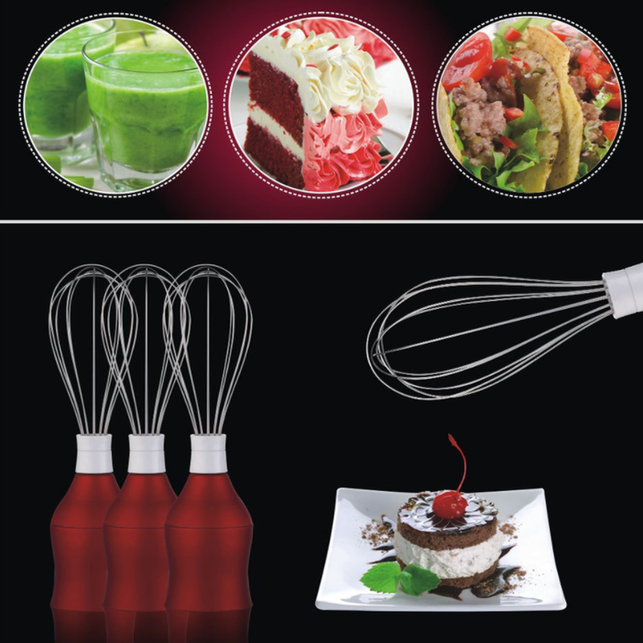 Máy xay sinh tố cầm tay 4 trong 1  nhãn hiệu DSP KM1004, công suất 200W tích hợp cả xay thực phẩm và rau quả