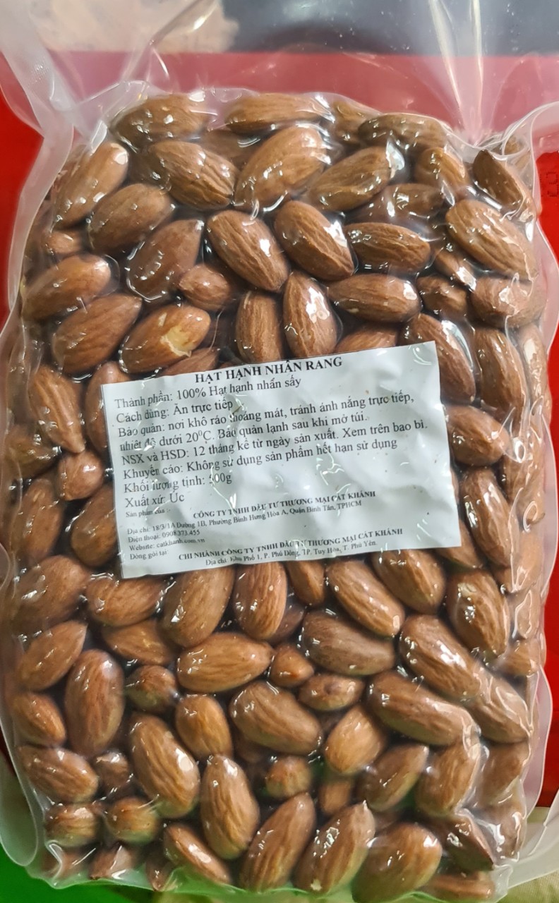 Hạnh Nhân Rang Hút Chân Không 500gram - Mỹ