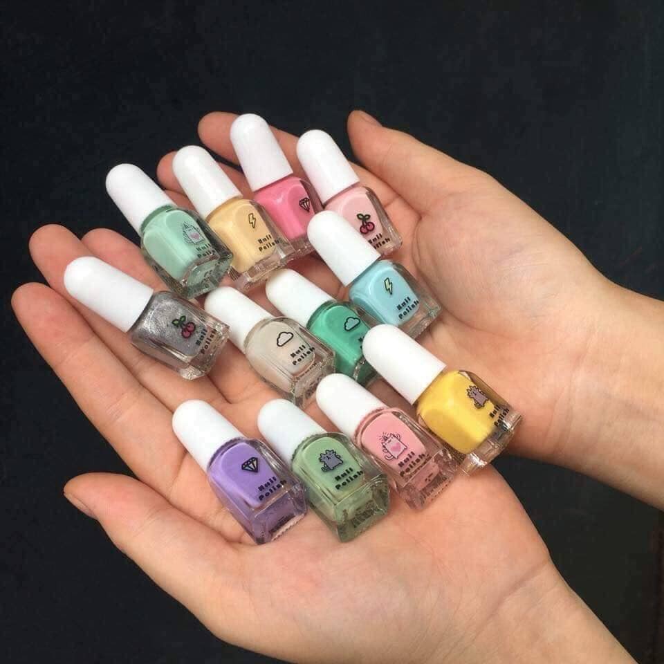Set sơn móng tay 12 Nail Polish Pháp cho bé