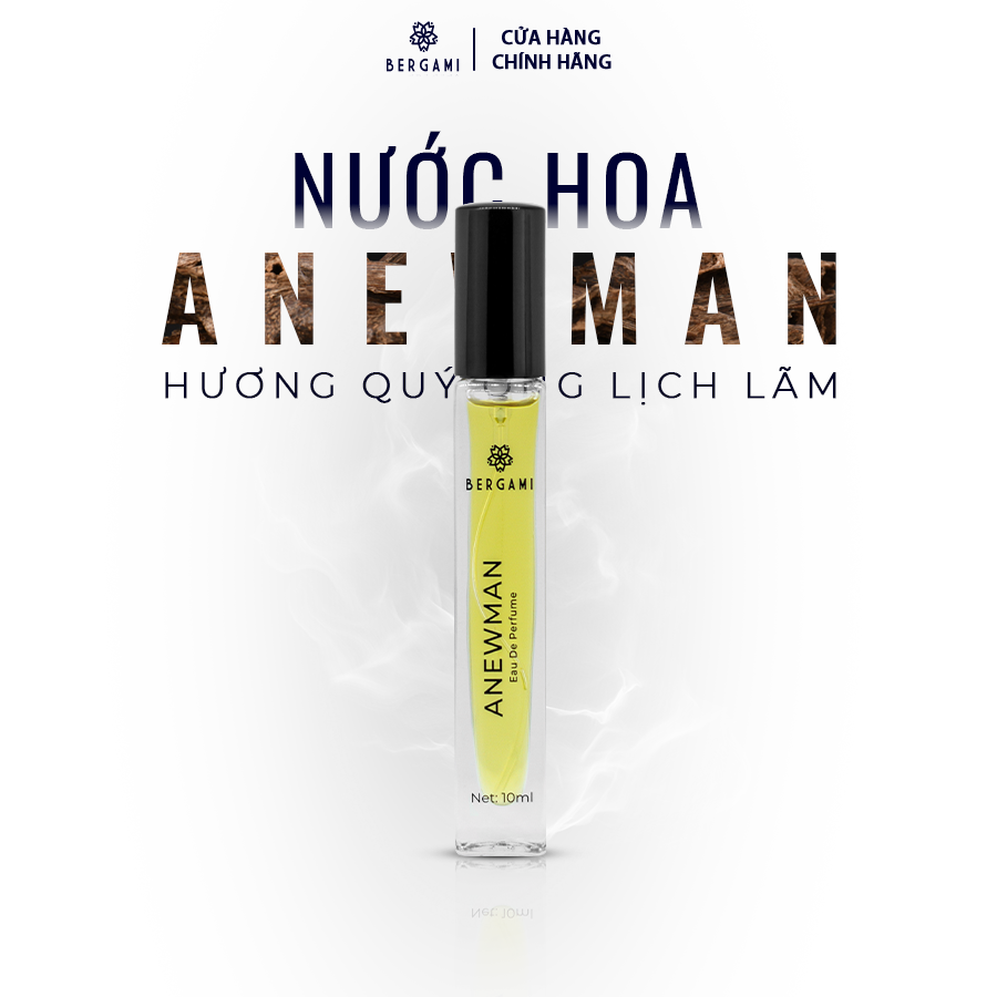 Nước Hoa Nam Chính Hãng Bergami, Mùi Hương Hiện Đại Lịch Lãm Chuẩn Quý Ông 10ml/chai