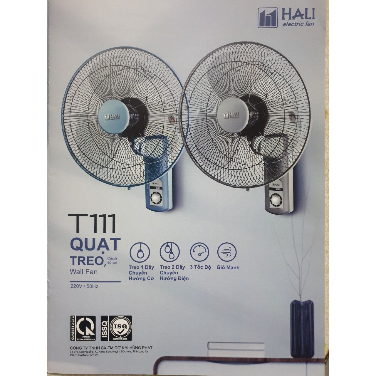 Quạt treo Hali ( T111C/D)-47W