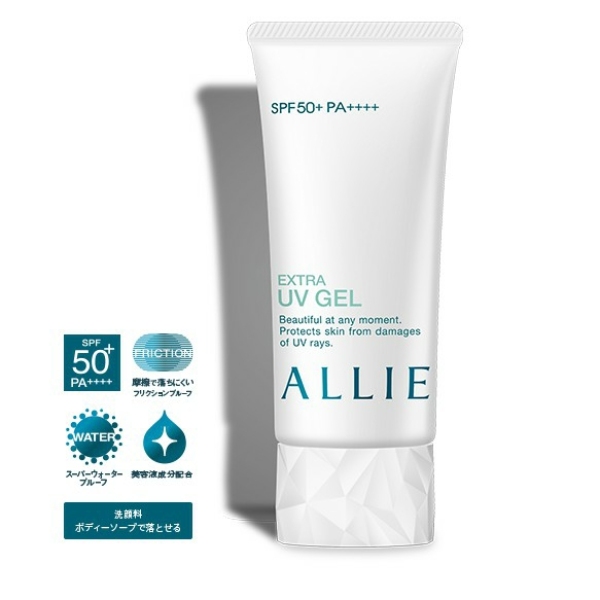 Kem chống nắng mặt Kanebo Allie Extra UV Friction Facial Gel SPF50+/PA++++ 90g - Japan cao cấp