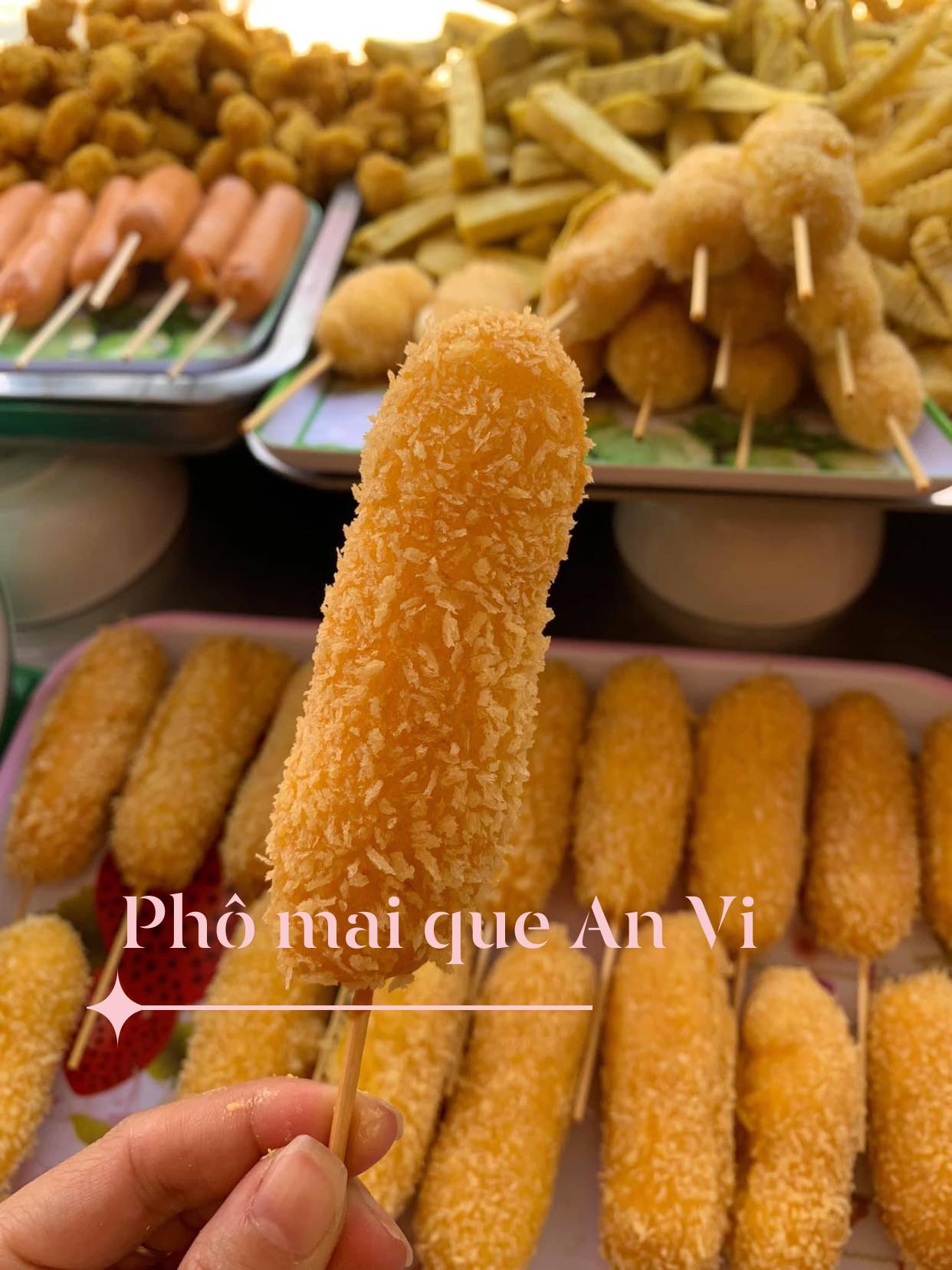 Bột hotdog phô mai que An Vi 1kg