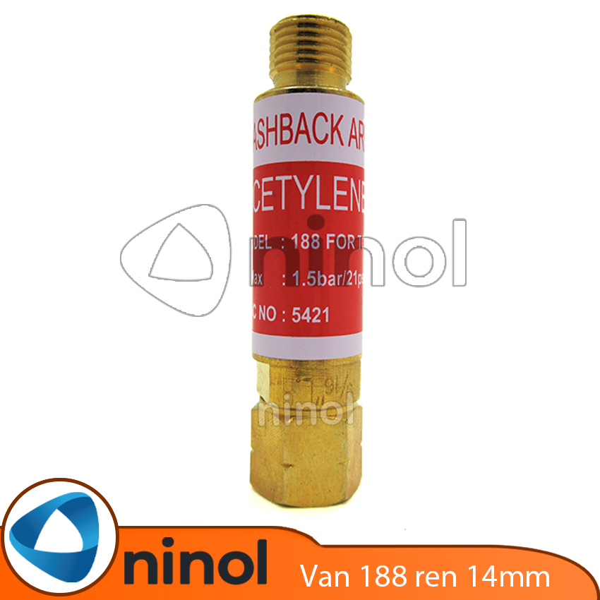 Van chống cháy ngược 14mm