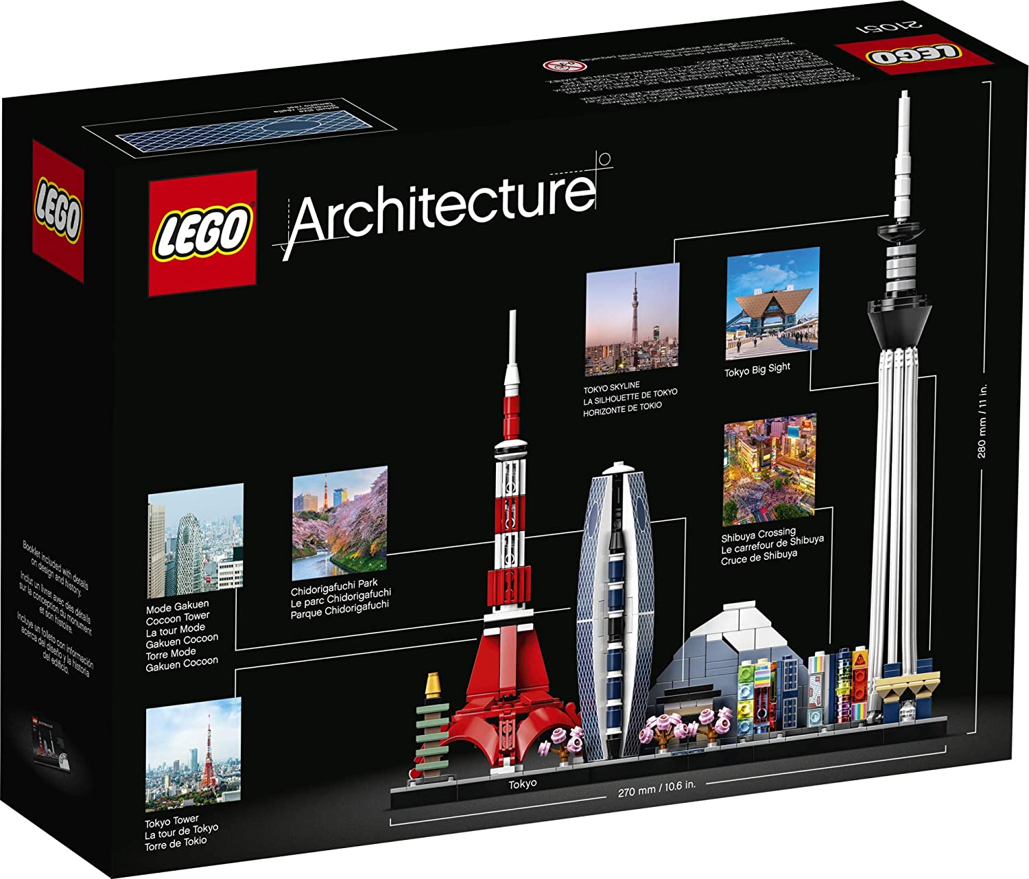 Đồ chơi LEGOARCHITECTURE - Thành Phố Tokyo - Mã SP 21051