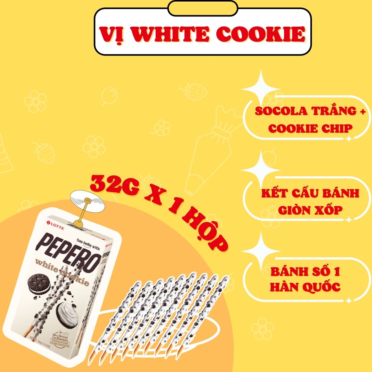 Combo 5 Hộp Bánh Lotte Pepero