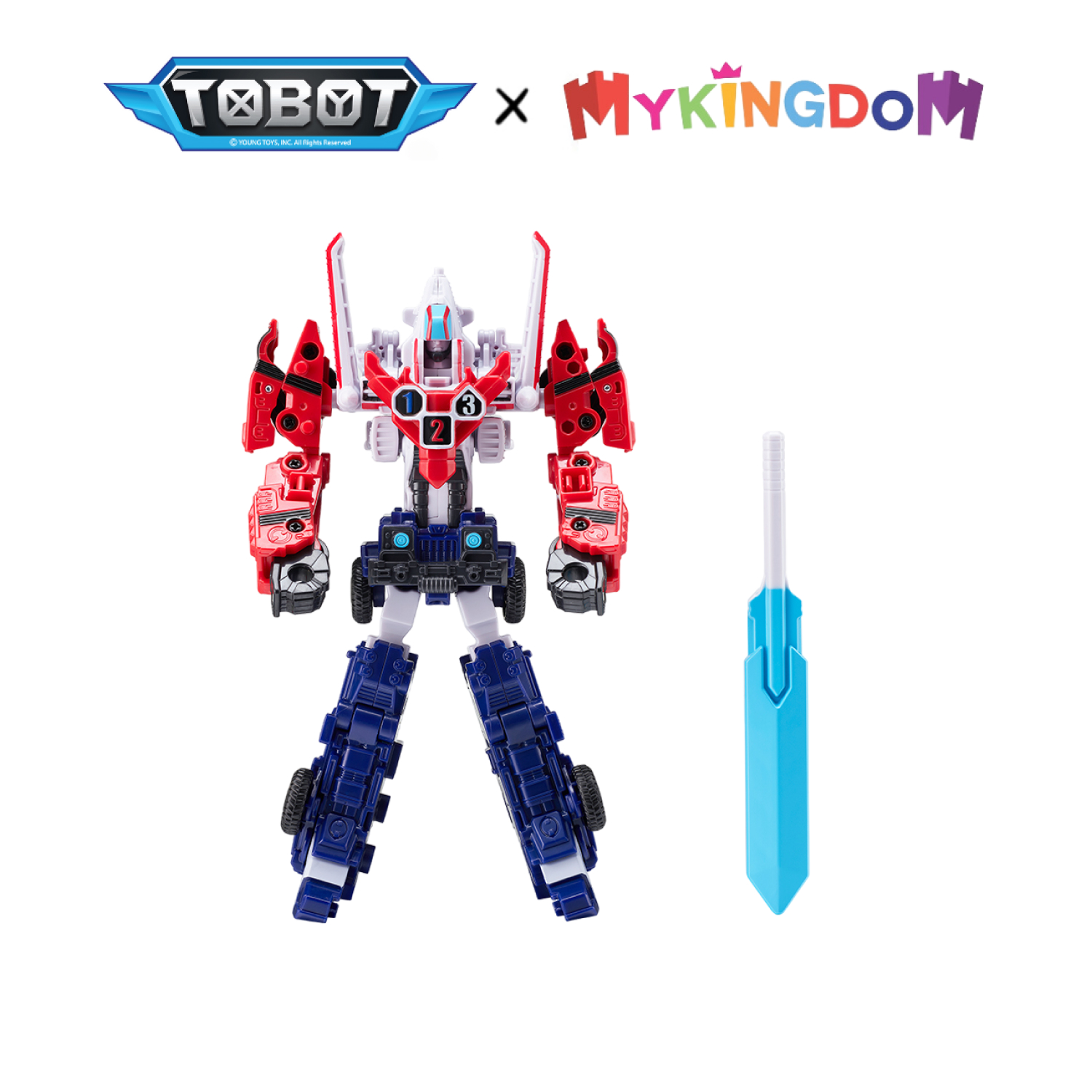Đồ chơi tobot tích hợp 3 trong 1 king titan tobot 301144