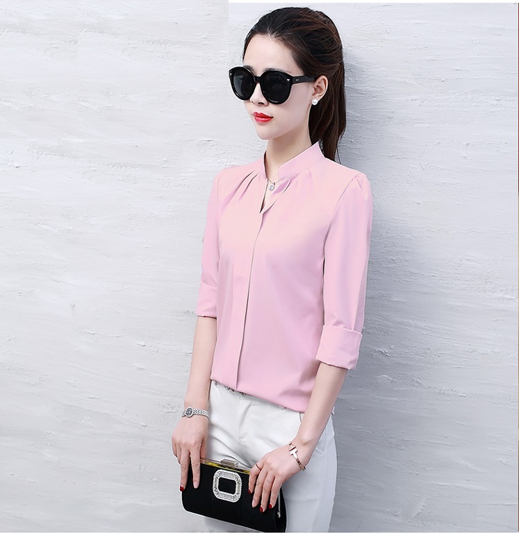 Áo sơ mi nữ công sở thiết kế tinh tế S08