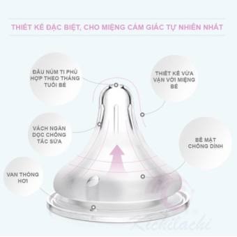 Núm vú cổ rộng silicon siêu mềm Pluss Attoon Size M L