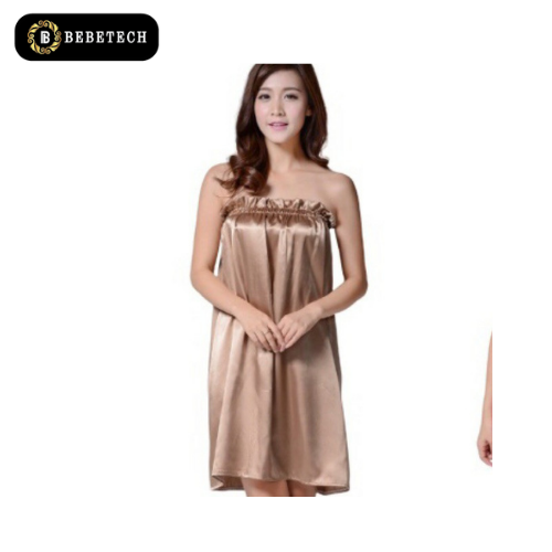 VÁY QUÂY mặc trong spa, chất phi lụa siêu mát