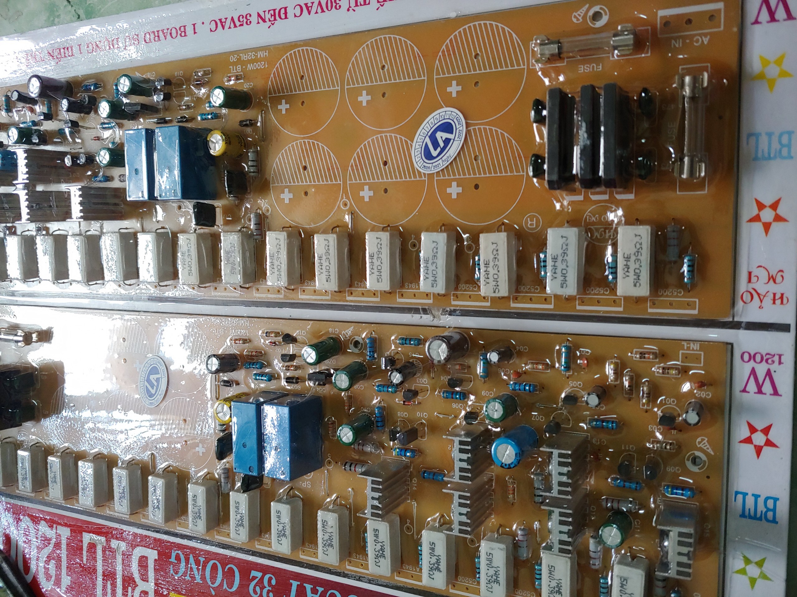 mạch công suất đẩy 32 sò công suất cao
