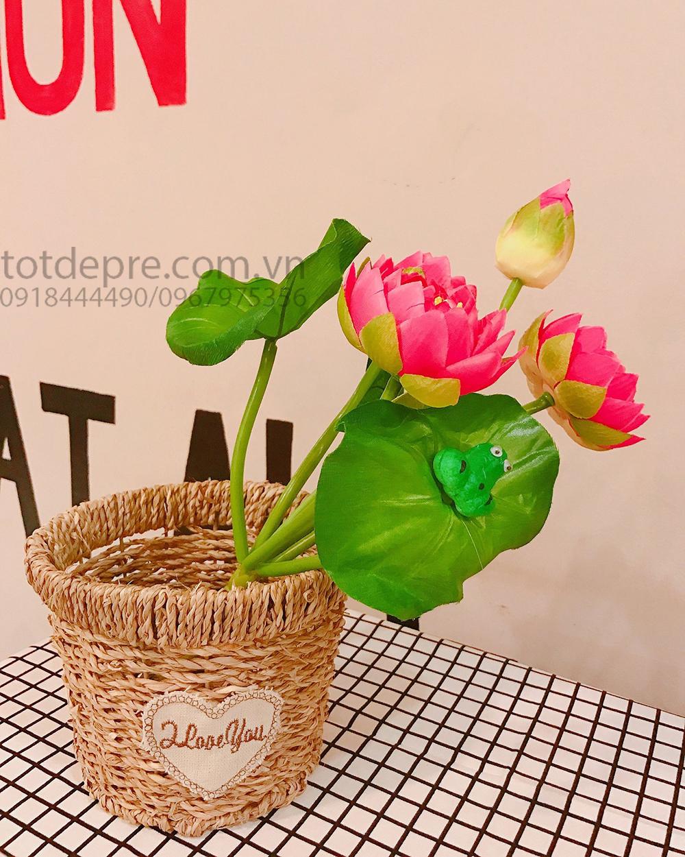Hoa Sen Cung Đình - Hoa Giả Cao Cấp