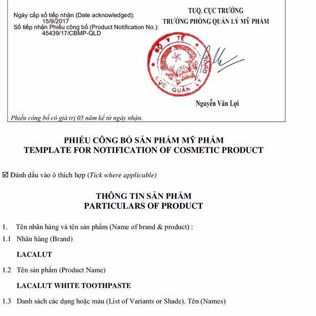 Kem Đánh Răng Lacalut White 75ml - Hàng Nhập Khẩu Đức (HD: 01/2023)