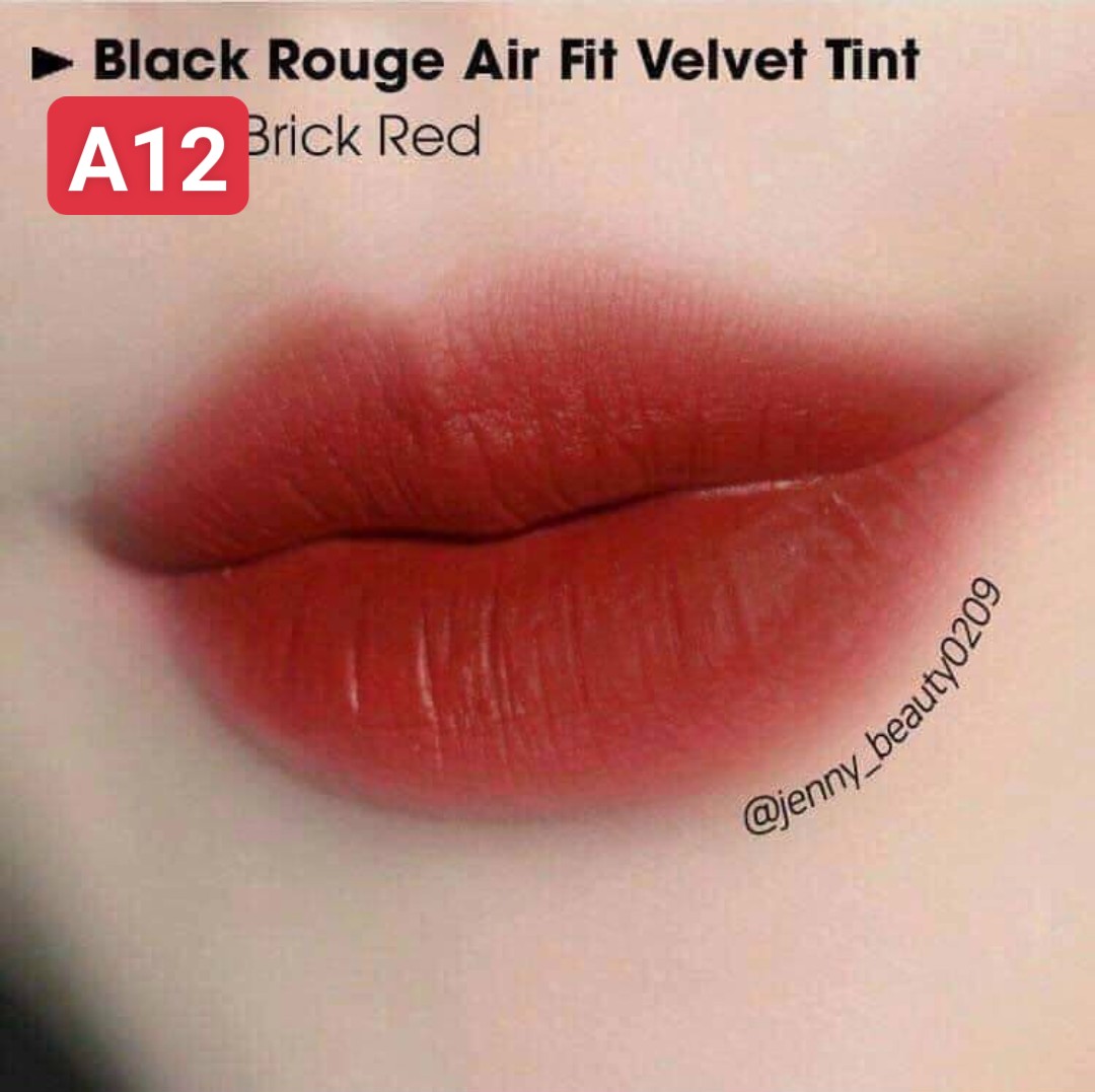 SON BLACK ROUGE A12 - ĐỎ NÂU GẠCH