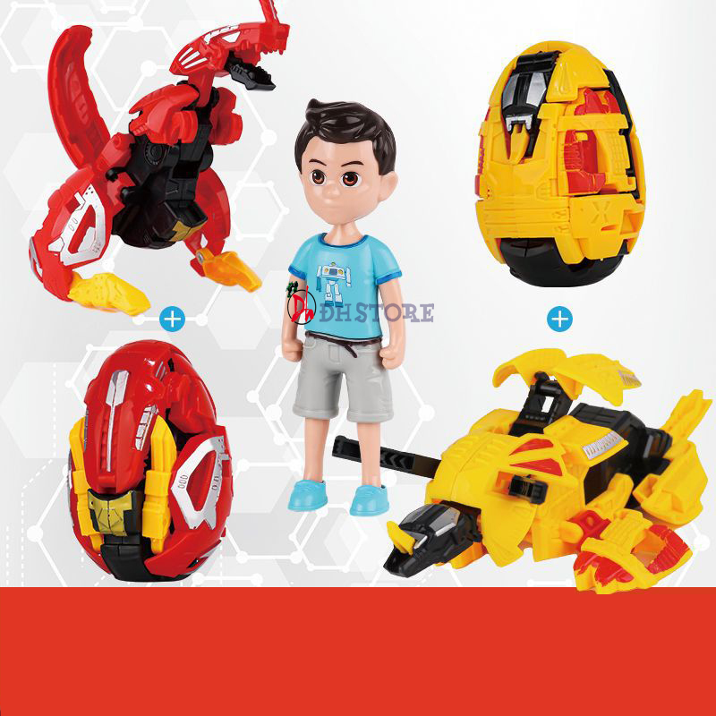 Đồ chơi trứng khủng long biến hình robot cho bé