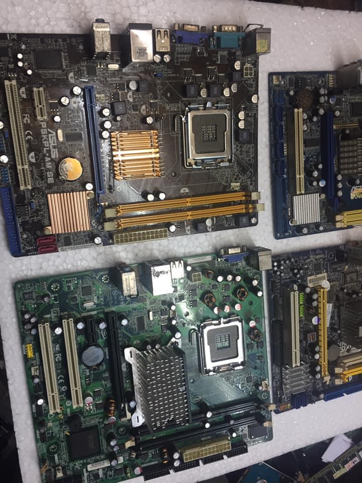 Intel G31 Bảng mạch chủ (Mainboard) Socket 775 for Intel E2xxx/E5xxx/E7xxx/E8xxx nguyên Zin đã test kĩ 1 tháng bảo hành có chặn main