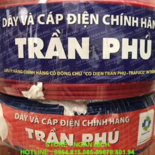 ( Hàng Chính Hãng ) Dây Điện Đơn TRẦN PHÚ Hàng Chính Hãng ( bán theo mét )