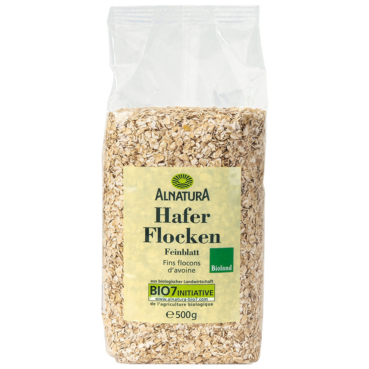 Yến mạch cán dẹt hafer flocken 500gr
