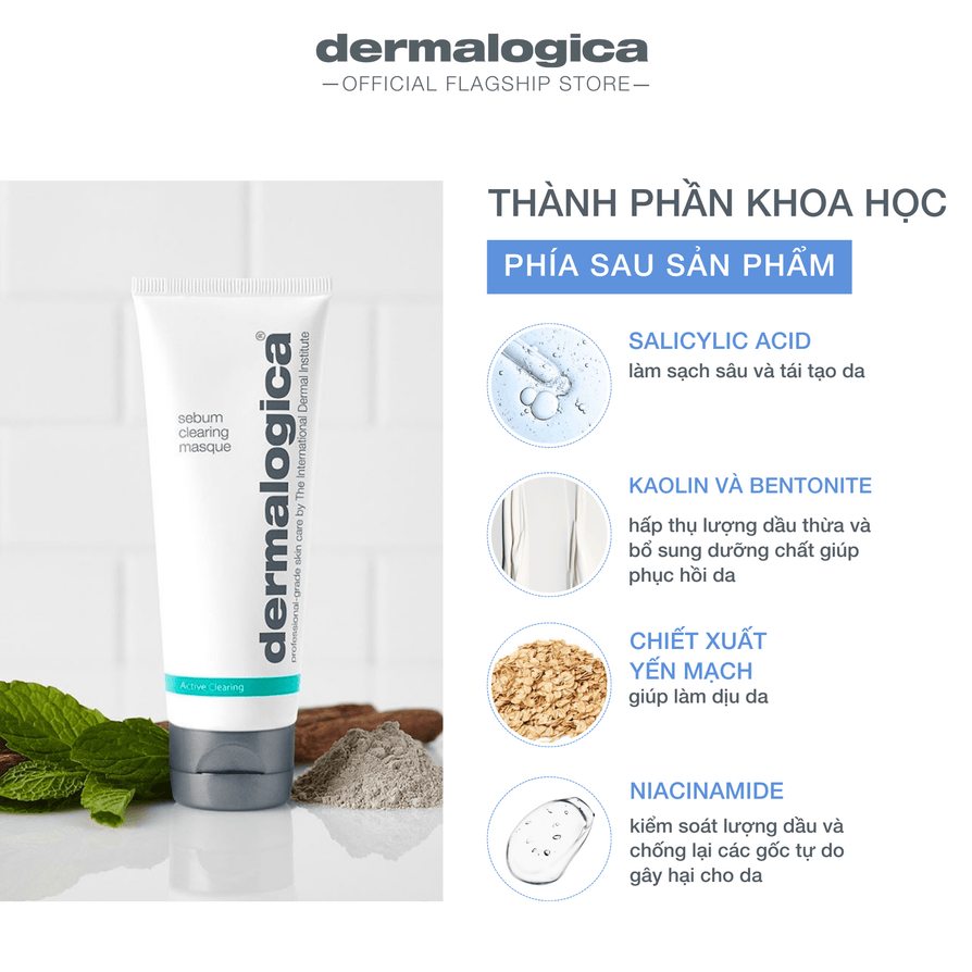 Mặt nạ Dermalogica Sebum Clearing Masque 75ml