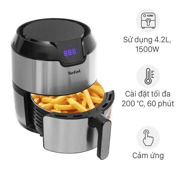 [Trả góp 0%]NỒI CHIÊN KO DẦU TEFAL EY401D