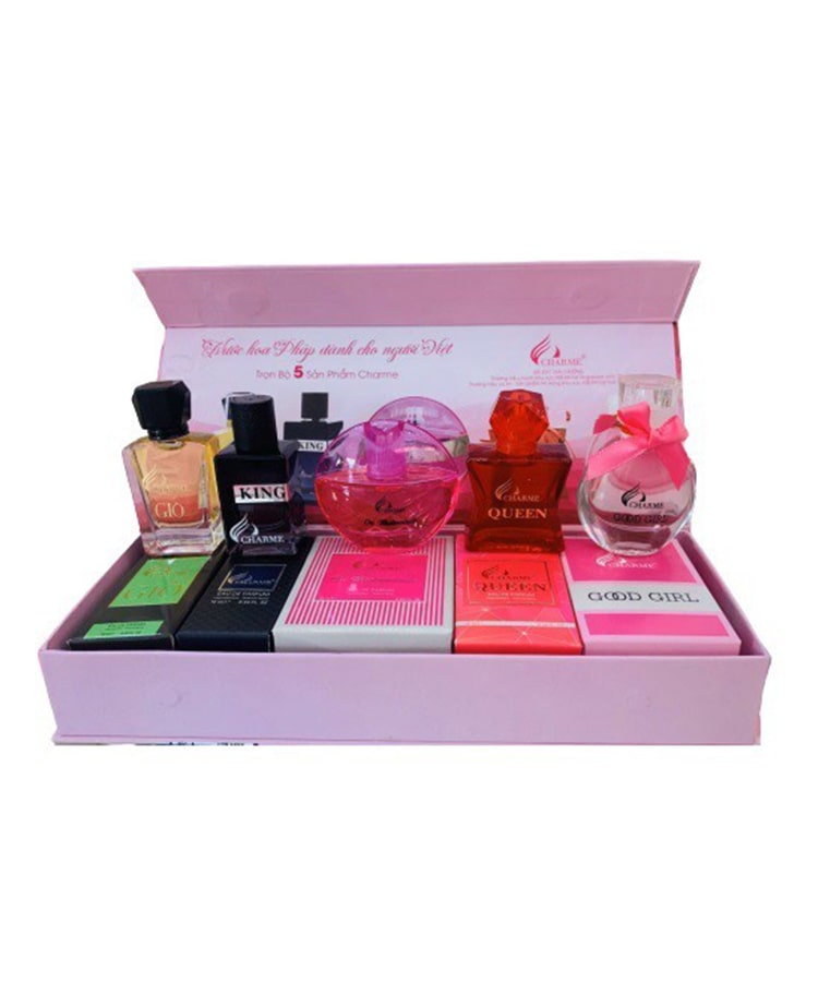 [HCM]Nước hoa mini Char.me 10ml - 6 PHÂN LOẠI ( GOOD GIRL , QUEEN,  KING,  ORI,  GIÒ,  SET 5 LOẠI MINI) - DẠNG CHẤM