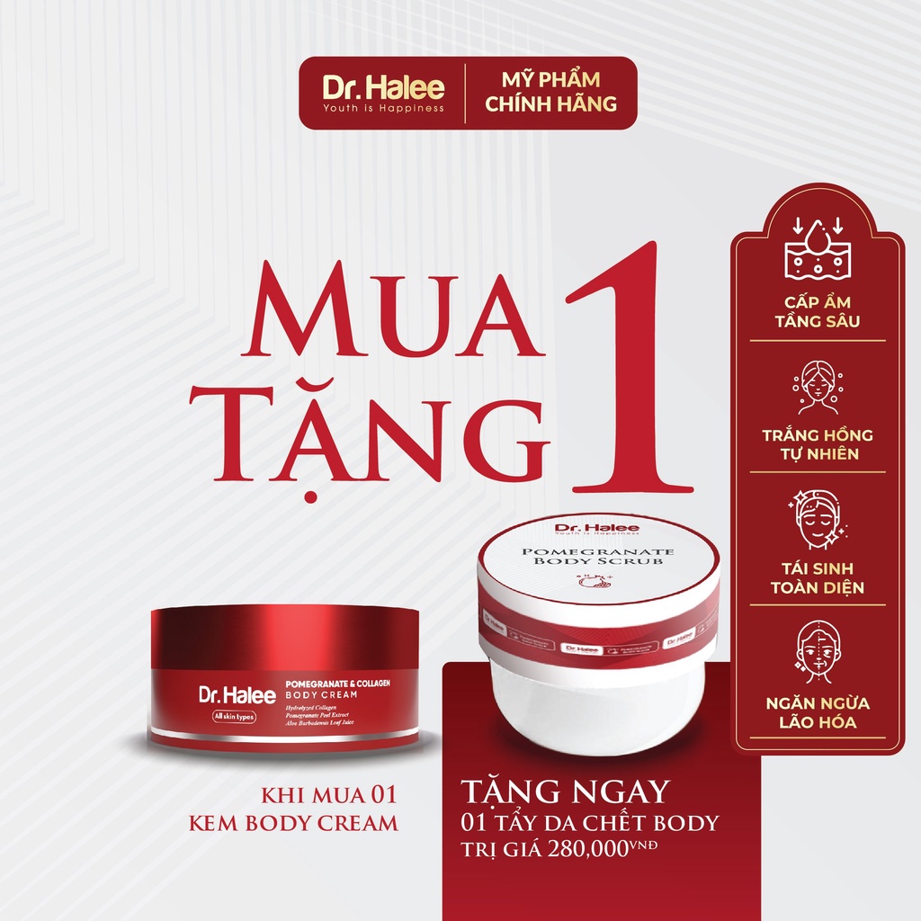 Bộ sản phẩm dưỡng Body Dr.Halee