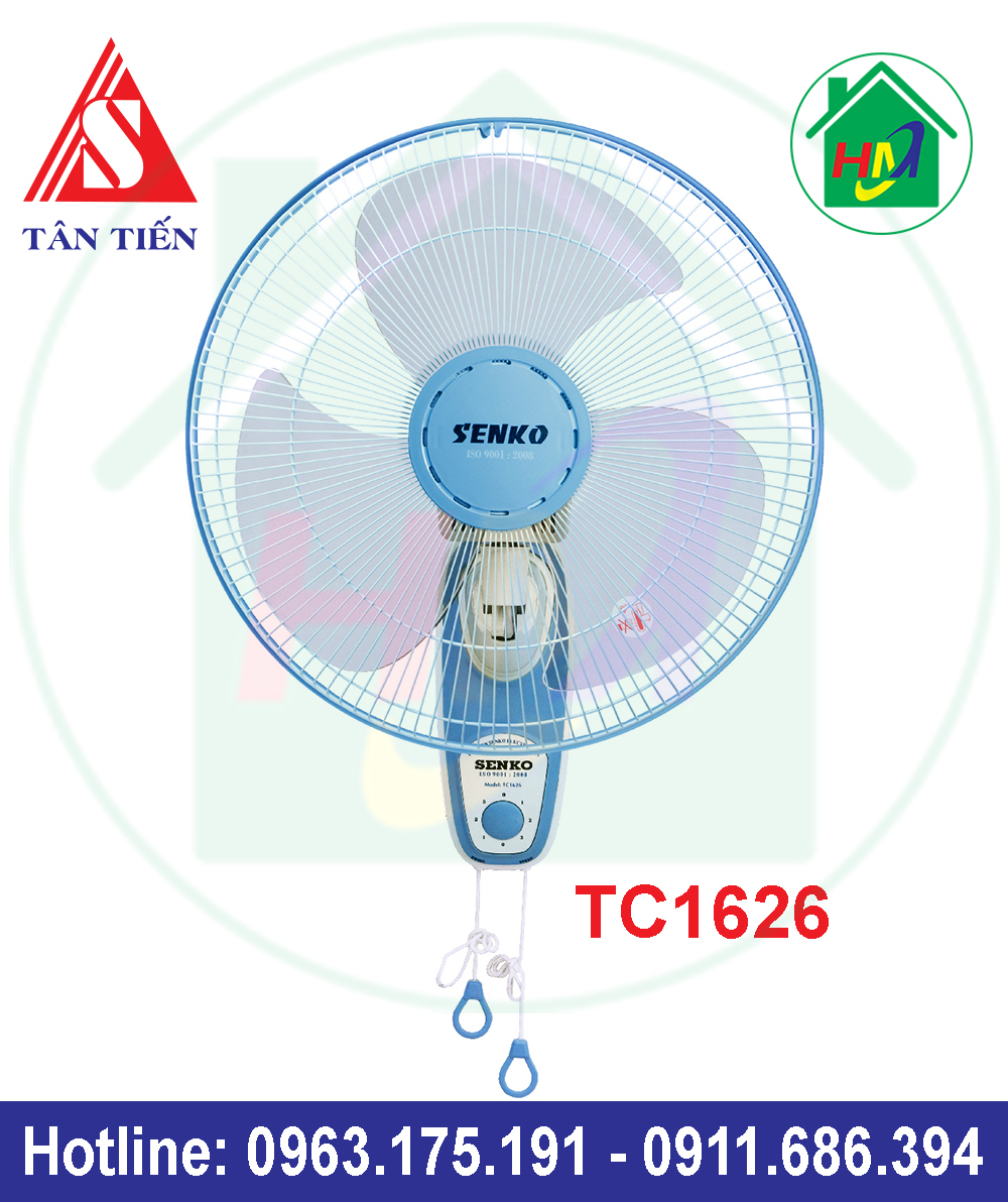 Quạt Treo Tường 2 Dây Senko TC1626