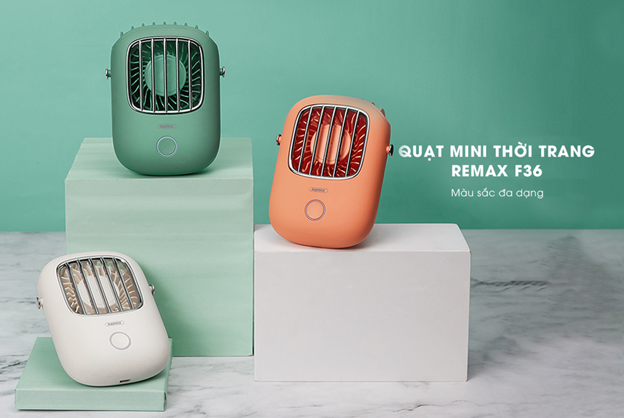 Quạt đeo cổ mini Remax F36