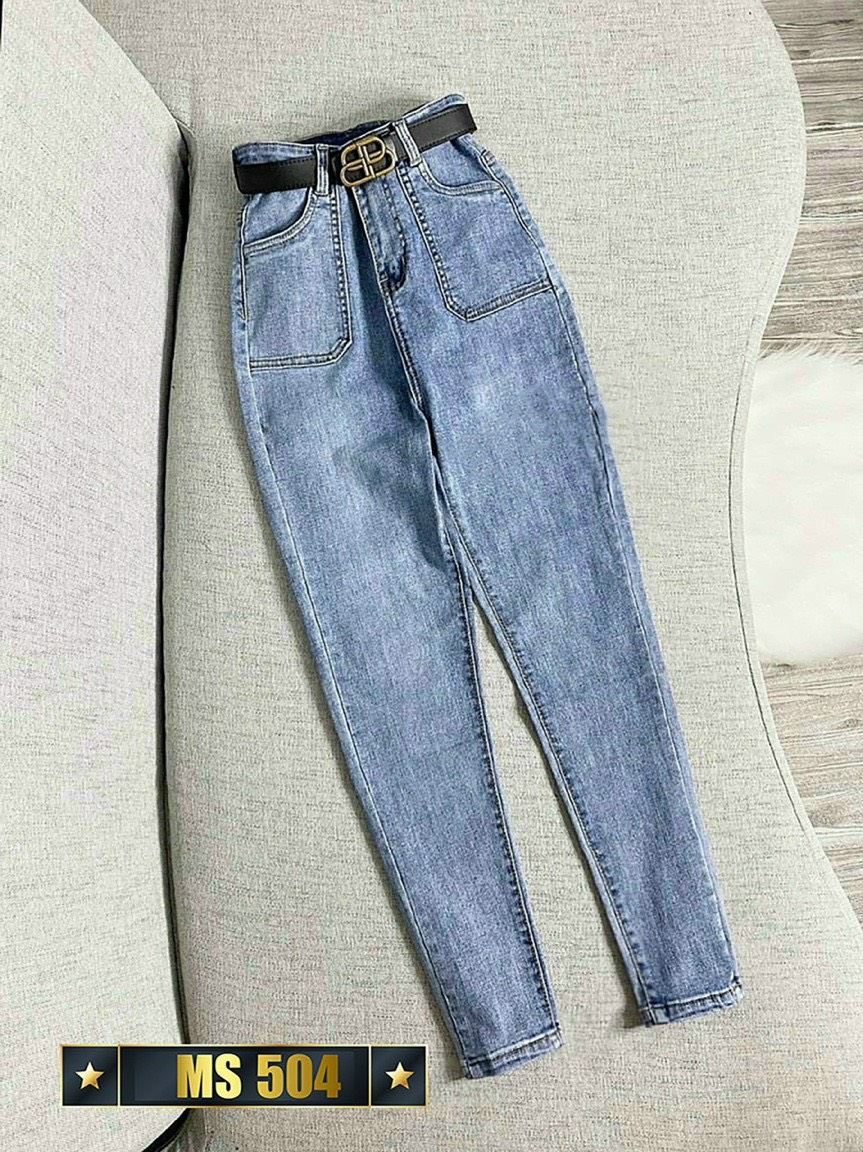 [HCM]Quần jean nữ chất bò cao cấp ôm body - quần jean nữ lưng siêu cao co giãn - quần jean nữ cạp cao kiểu mới 2021 siêu hot thời trang cao cấp binstore94 bs626